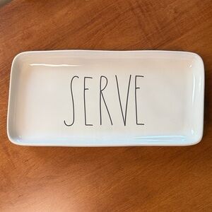 Rae Dunn Rectangular -Serve- Serving Platter